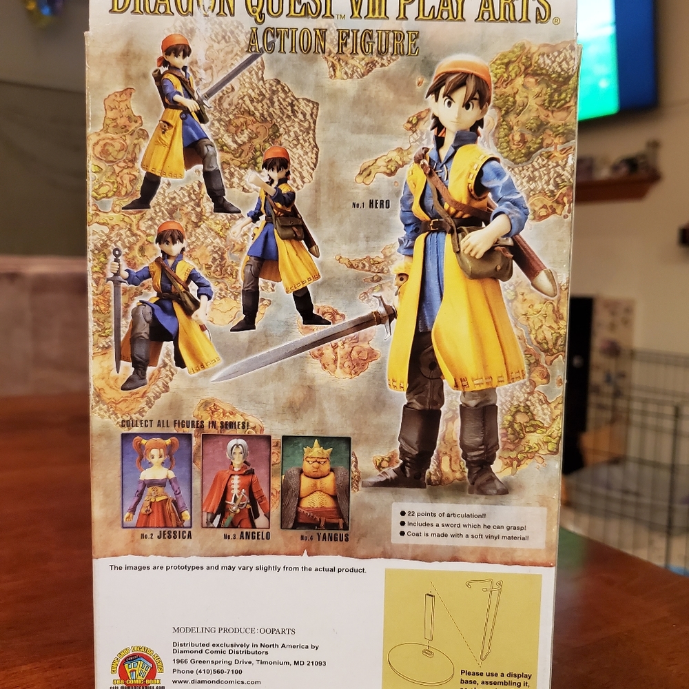 Dragon Quest VIII, Journey If The Cursed King, Hero figure